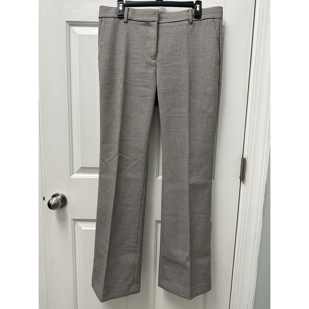 Ann Taylor Brown Houndstooth Dress Pants